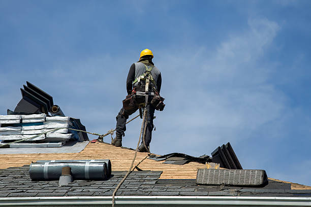 Professional Gutter Installation technician working in Hot Springs National Park, AR